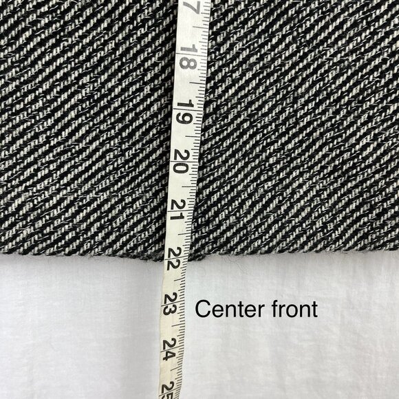 Calvin Klein Tweed Wool Blend Pencil Skirt Womens 4 Professional Punk Streetwear - Picture 12 of 12